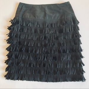 Etcetera Fringe Mini Skirt